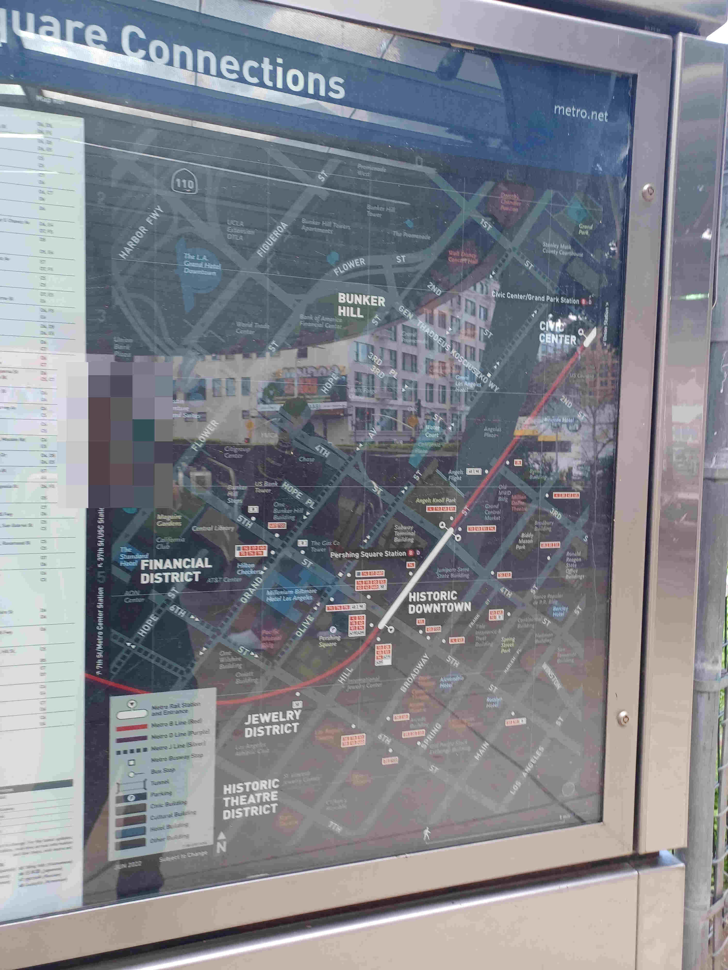 Me outside of Los Angeles Metro