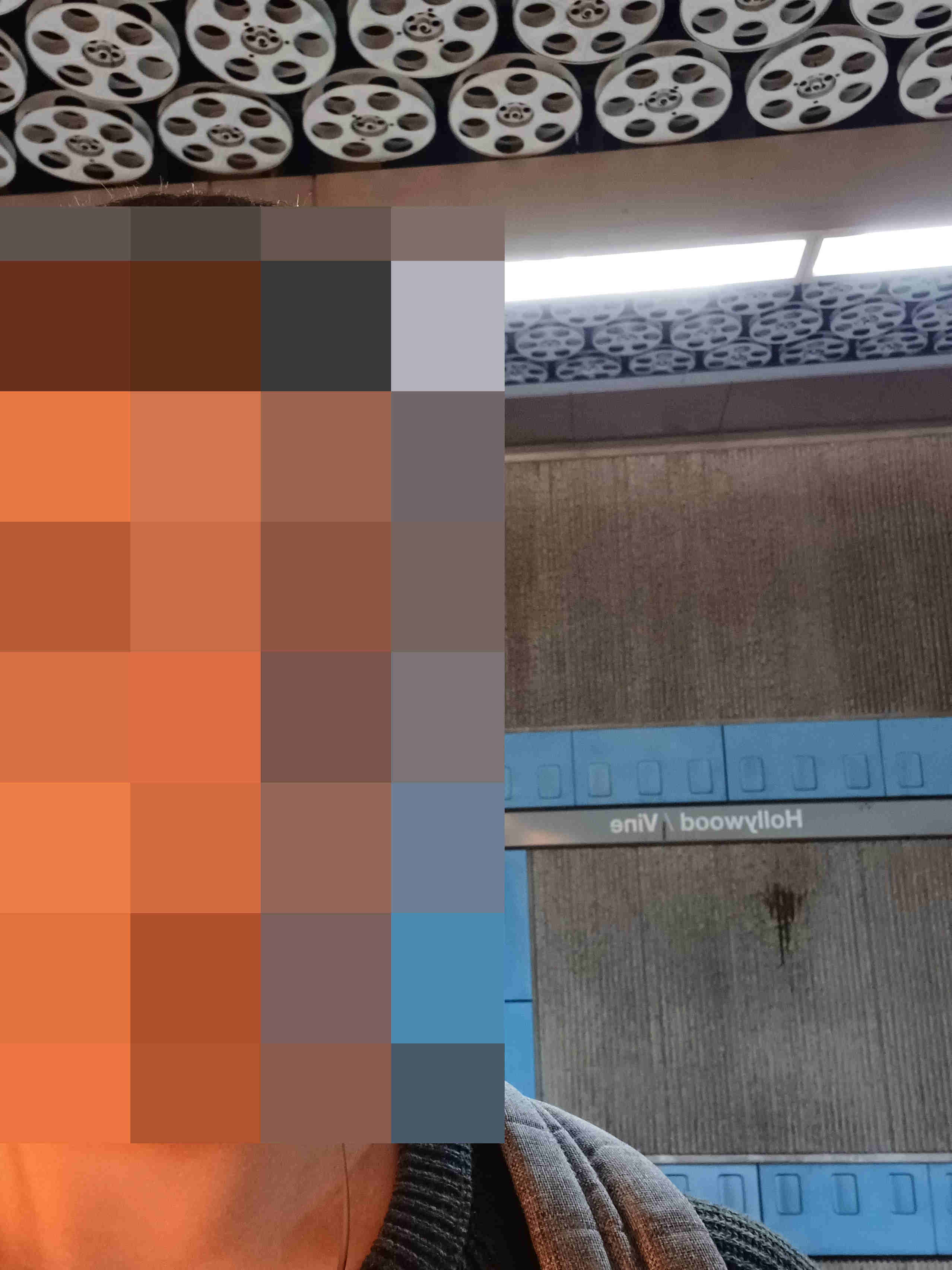 Me at Hollywood Station