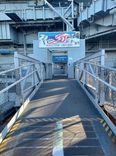 Front of USS Midway